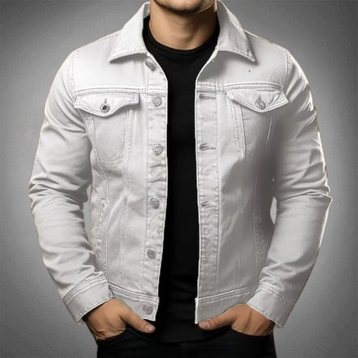 Veste pour homme - Coupe moderne à col pointu