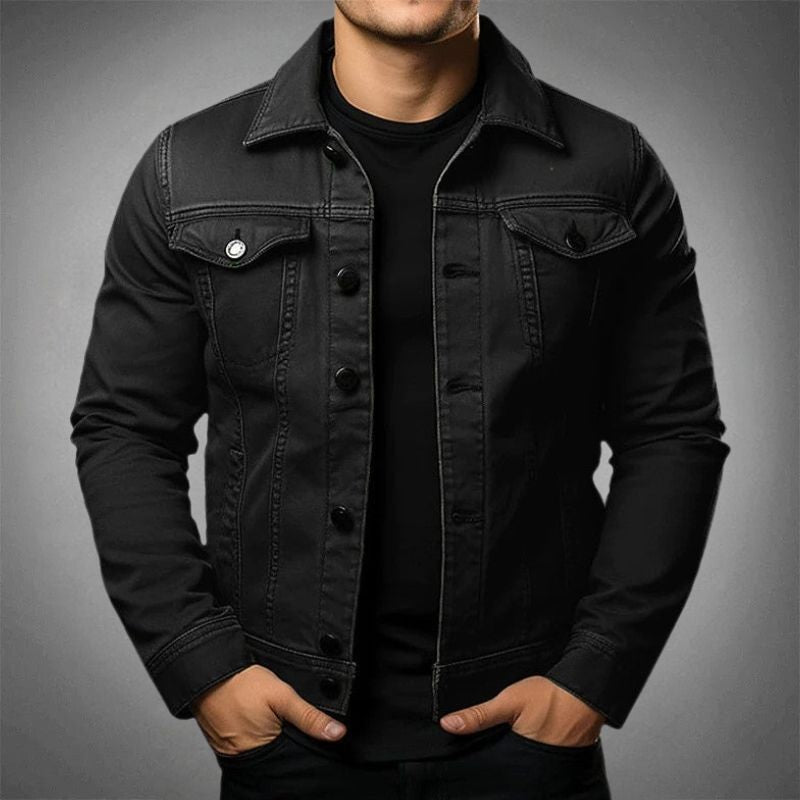 Veste pour homme - Coupe moderne à col pointu