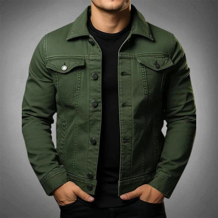 Veste pour homme - Coupe moderne à col pointu